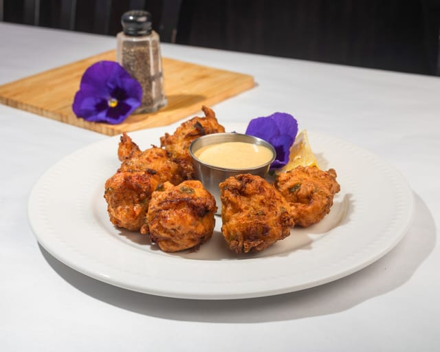 Our Famous Shrimp Fritters.