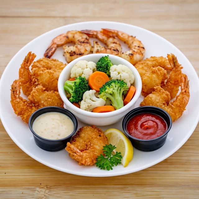 Seafood Trio - Lunch.